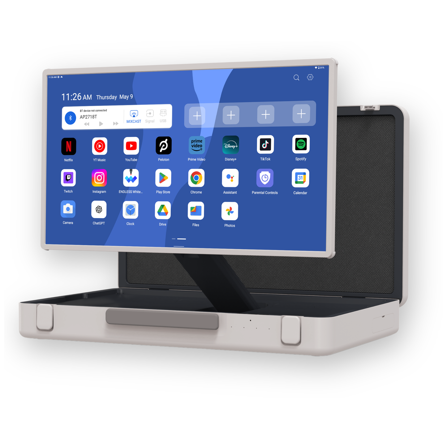 CYCLONE Express - Portable 27" FHD Touch Monitor with Android OS