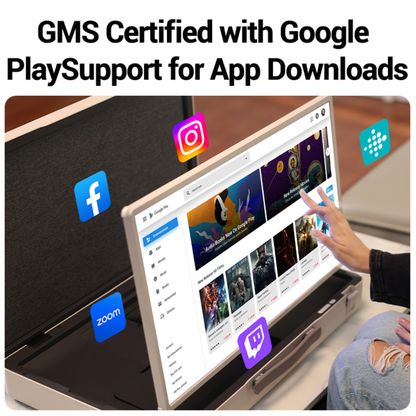 CYCLONE Express - Portable 27" FHD Touch Monitor with Android OS