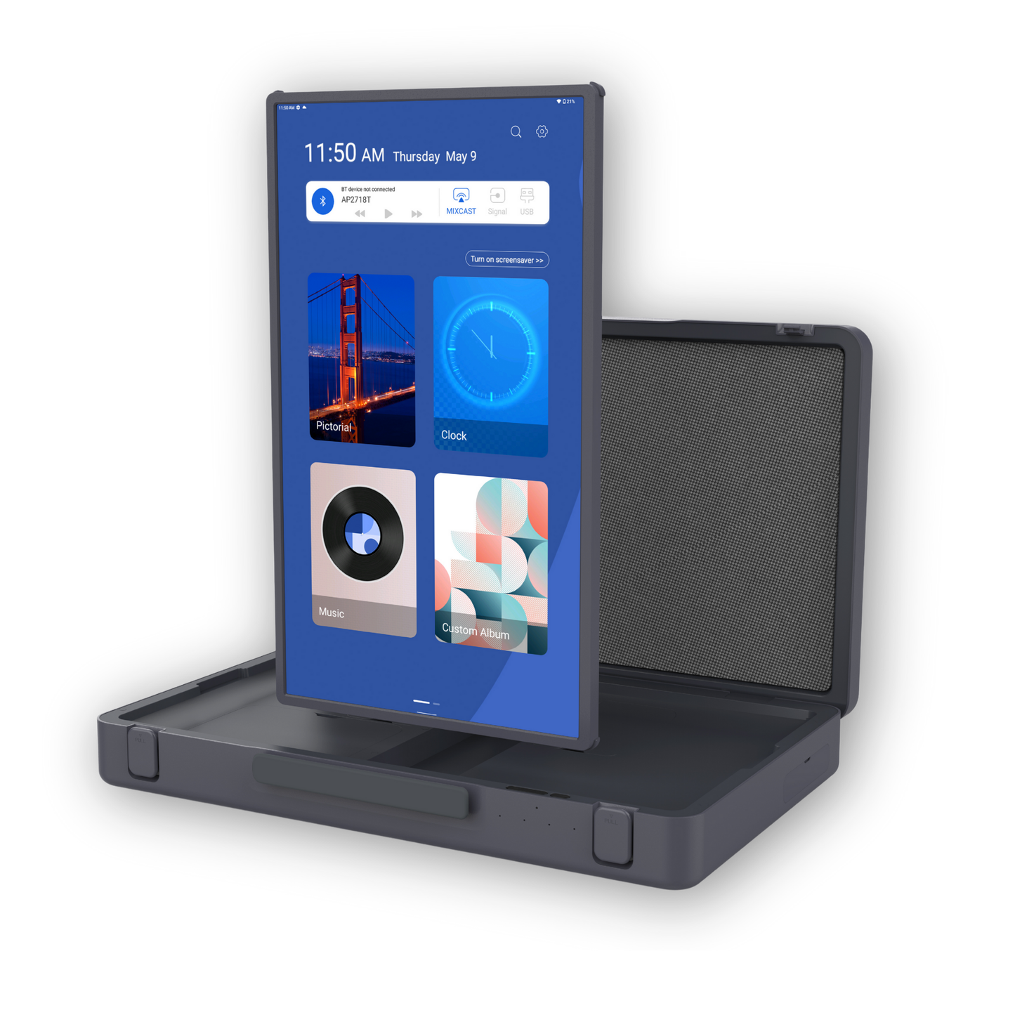 CYCLONE Express - Portable 27" FHD Touch Monitor with Android OS